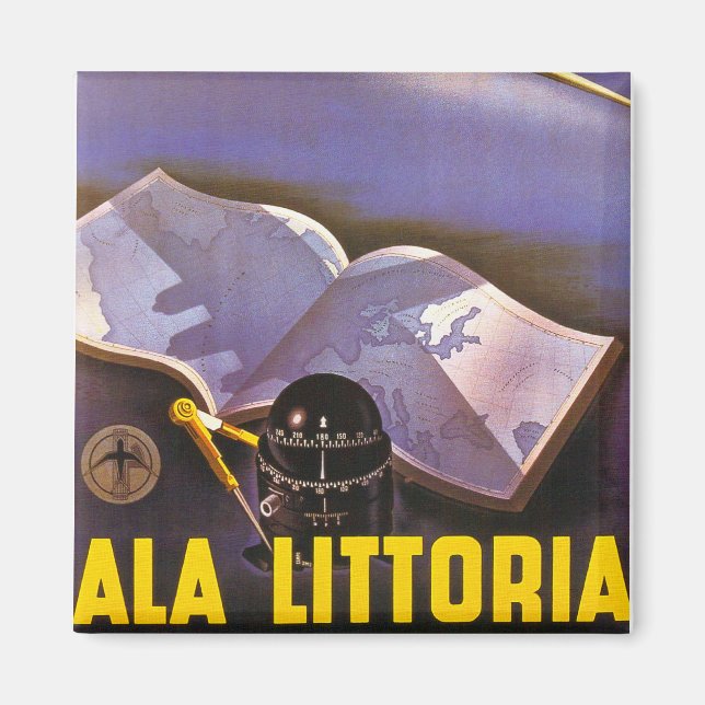 Ala Littoria Magnet (Front)