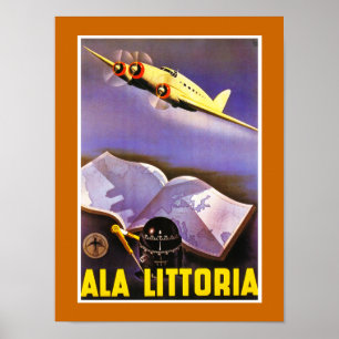 Ala Littoria Poster