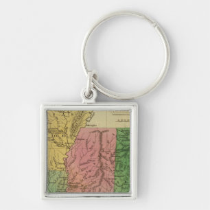 Ala, Miss, La, Ark Key Ring