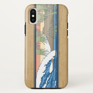 Ala Moana Hawaiian Faux Koa Wood Surf Sign Case-Mate iPhone Case