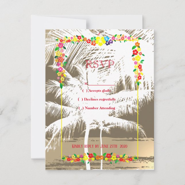 Ala Moana RSVP Card (Front)