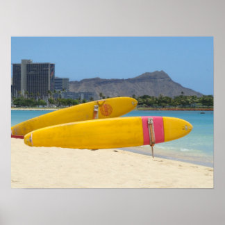 Ala Moana Surfboards Poster