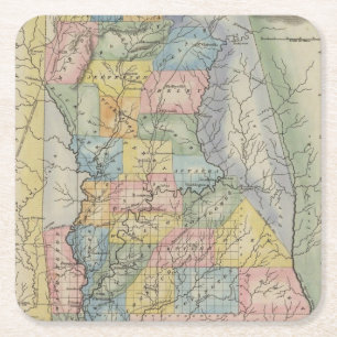 Alabama 2 square paper coaster