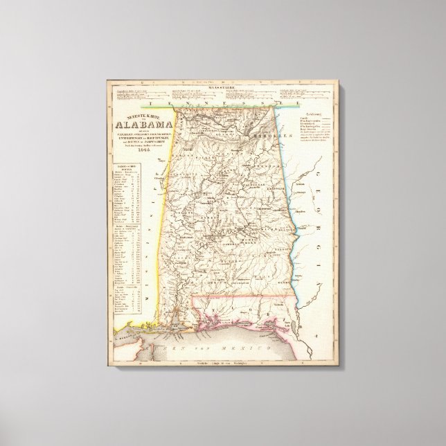 Alabama 3 canvas print (Front)