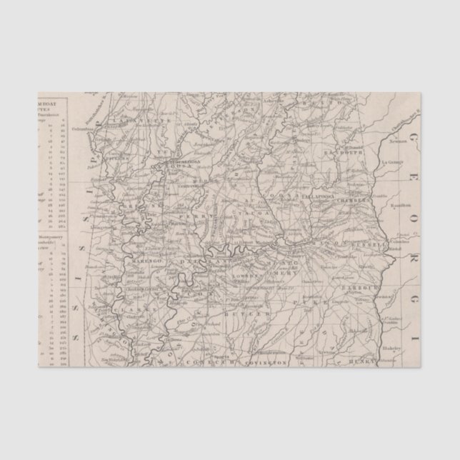 Alabama 6 tissue paper (Front)