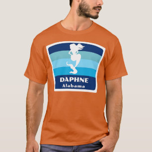 Alabama AL Beach Swimming Mermaid Silhouette TShir T-Shirt