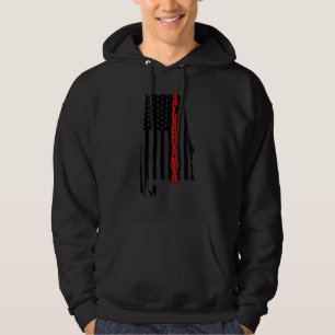 Alabama American Flag State Map Pride Patriotic 4t Hoodie