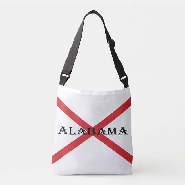 Alabama and Flag cbbt Crossbody Bag (Front)