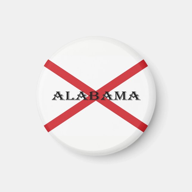 Alabama and Flag macnt Magnet (Front)