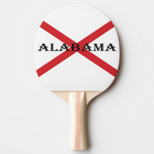 Alabama and Flag ppt Ping Pong Paddle