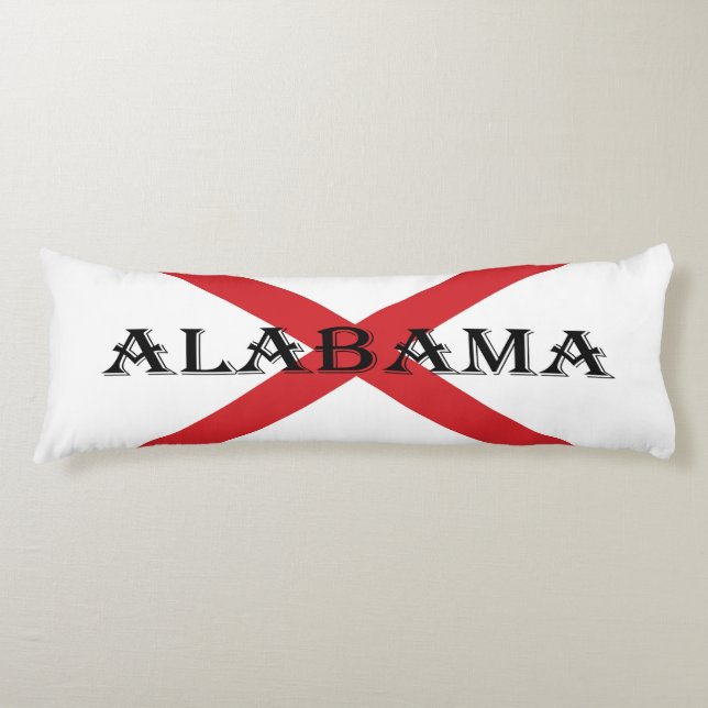 Alabama and Flag tpcn Body Cushion (Front)