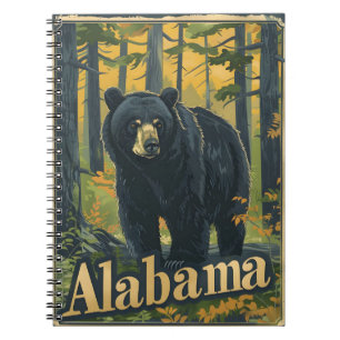 Alabama Black Bear Notebook