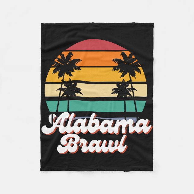 Alabama Brawl  Fleece Blanket (Front)