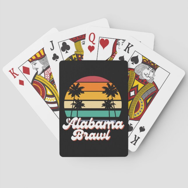 Alabama Brawl  Playing Cards (Back)