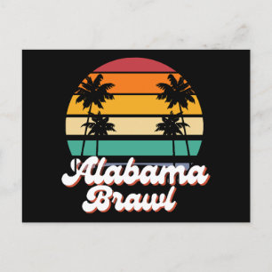 Alabama Brawl Postcard
