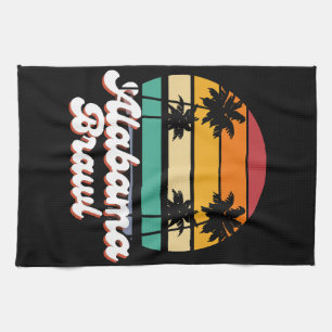 Alabama Brawl Tea Towel