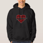 Alabama Buffalo Plaid Heart Cosy Christmas Winter  Hoodie<br><div class="desc">Alabama Buffalo Plaid Heart Cosy Christmas Winter Pattern</div>