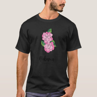 Alabama Camellia Flower T-Shirt
