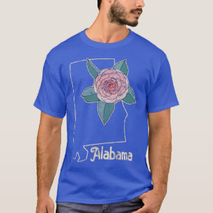 Alabama Camellia Flower Wildflower State T-Shirt