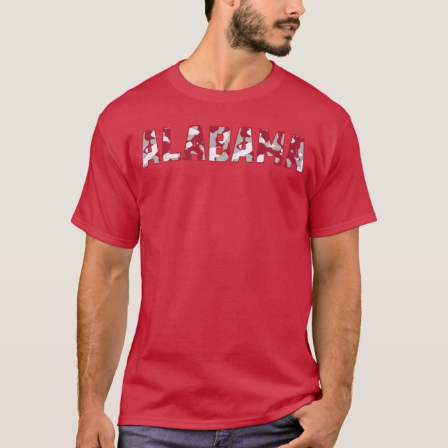 Alabama Camo Long Sleeve T-Shirt (Front)