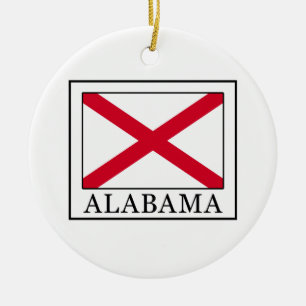 Alabama Ceramic Tree Decoration
