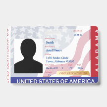 ALABAMA - Child ID Card