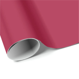ALABAMA CRIMSON RED  (solid colour background) ~ Wrapping Paper