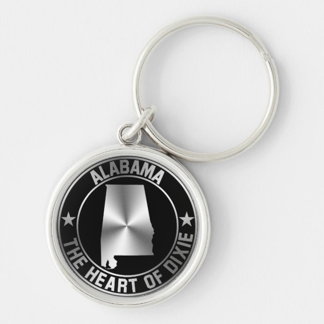 Alabama Emblem Key Ring (Front)