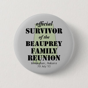 Alabama Family Reunion Survivor (green) 6 Cm Round Badge