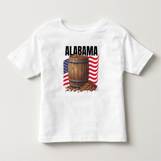 Alabama Fine Jersey Toddler T-Shirt (Front)