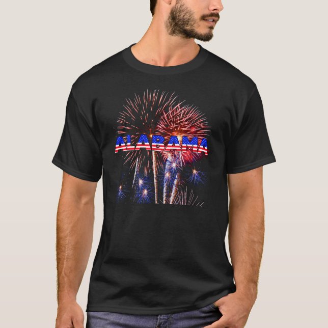 Alabama Fireworks T-Shirt (Front)
