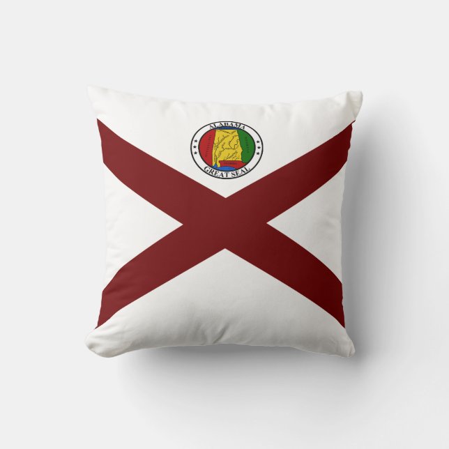 Alabama flag cushion (Front)