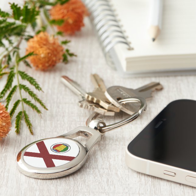 Alabama flag key ring (Side)
