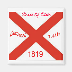 Alabama Flag Magnet