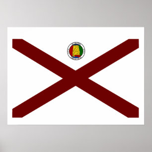 Alabama flag poster