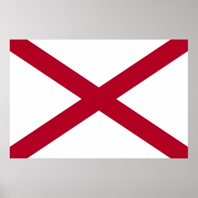 Alabama flag poster (Front)