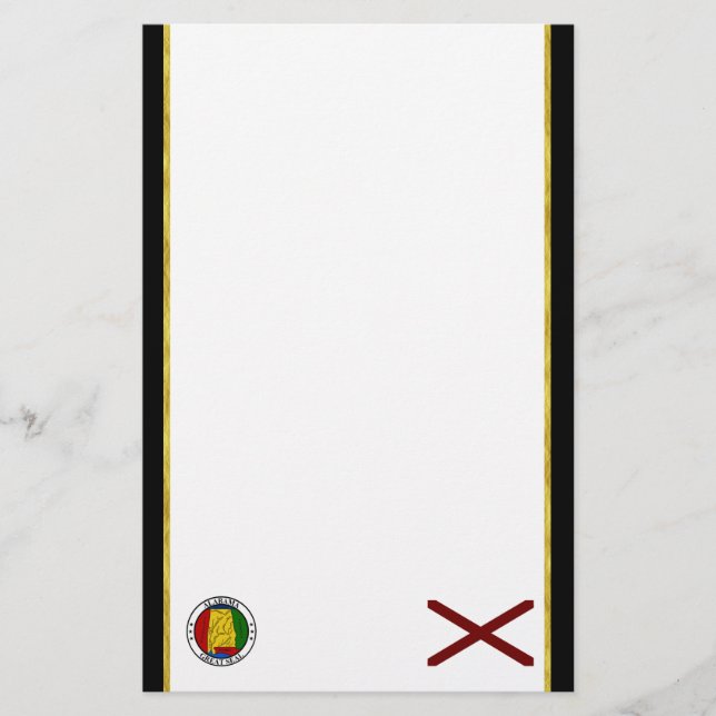 Alabama flag stationery (Front)
