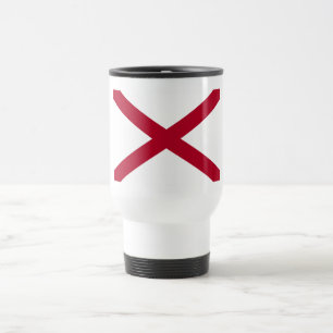 Alabama flag travel mug