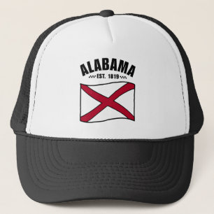 Alabama flag USA Trucker Hat