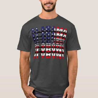 Alabama Flip Text effect T-Shirt