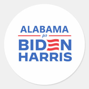 Alabama for Biden Harris Classic Round Sticker