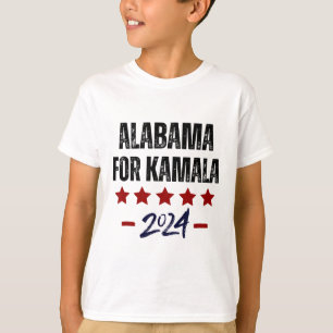 Alabama For Kamala 2024 Dnc Kamala Harris Supporte T-Shirt