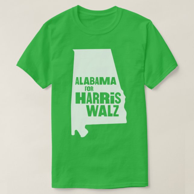 Alabama for Walz TShirt (Design Front)