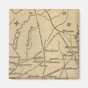 Alabama, Georgia, Florida Magnet
