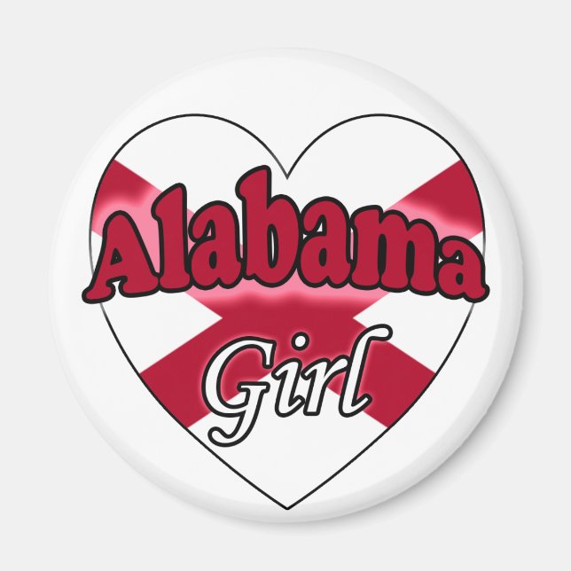 Alabama Girl Magnet (Front)
