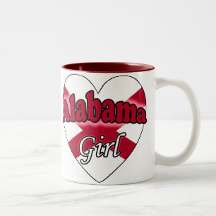 Alabama Girl Two-Tone Coffee Mug