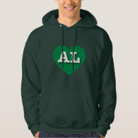 Alabama Green Heart - I love AL