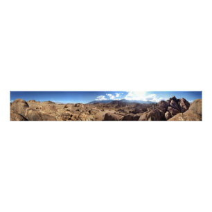 Alabama Hills and the Sierra Nevada Mountains Photo Print