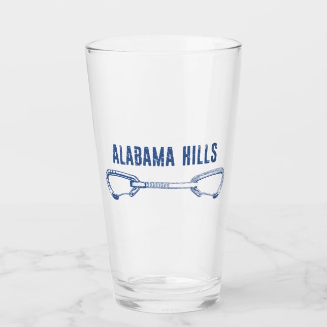 Alabama Hills Climbing Quickdraw Glass (Front)