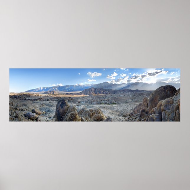 Alabama Hills Panorama - Owens Valley - Sierra Poster (Front)